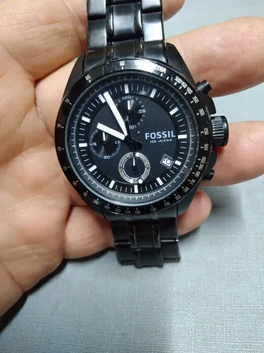 RELÓGIO FOSSIL 10 ATM CRONÔMETRO 
