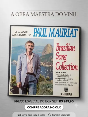 LP/Box Paul Mauriat - Brazilian Song Collection (Raro / Original)