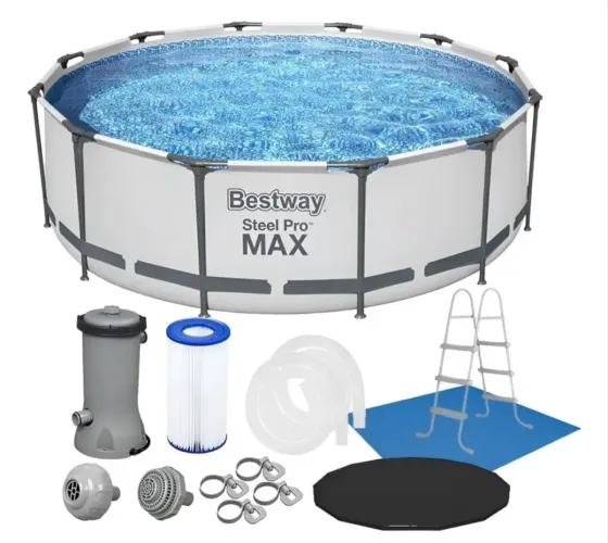 Piscina 9.150 litros + Escada + Capa + Forro + Filtro 220V