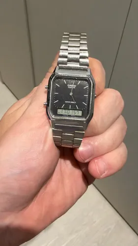Relógio Casio Vintage Prata
