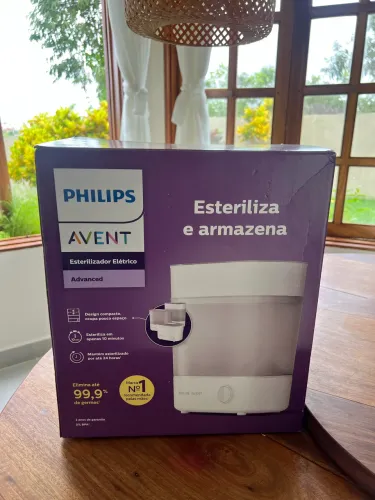 Esterilizador Elétrico Philips Avent com Caixa e Manual - 220v - Pouquíssimo Uso