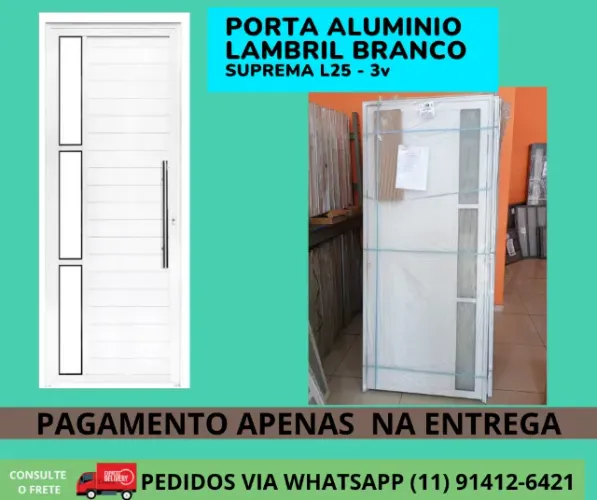 porta código p lambril completa branco L25