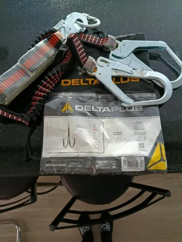 Talabarte Duplo Y Com Abs De Impacto Fita Tubular Mosq. 55
