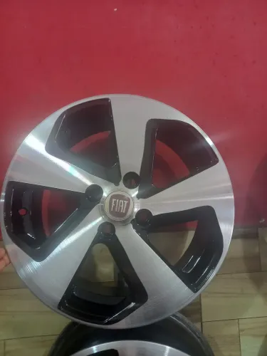 Roda de liga leve aro 15 furacão 4 por 100 Chevrolet,  Fiat , Volkswagen 