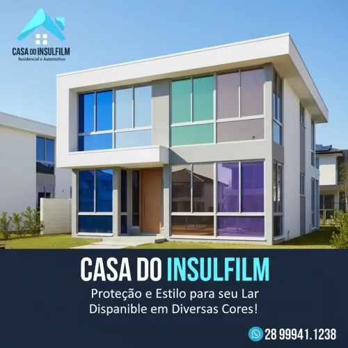 Instalação de Insulfilm residencial e empresarial