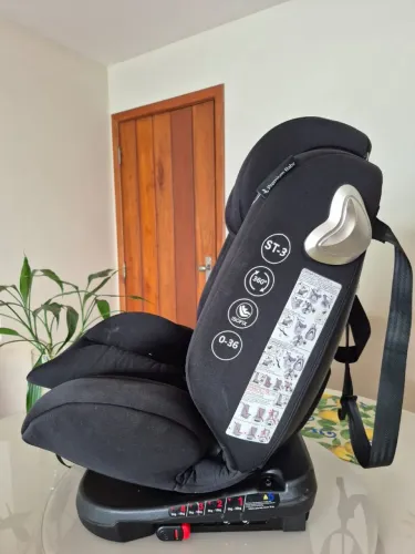 Cadeira de Carro Infantil Safe Tour 360° de 0 a 36kgs Isofix Preto Premium Baby