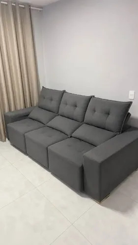 Sofa retratil 3 lugares