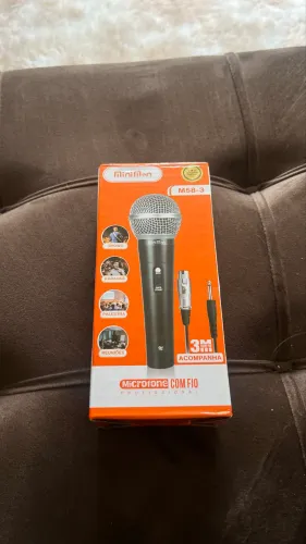 Microfone com Fio Profissional M58-3 Minimen