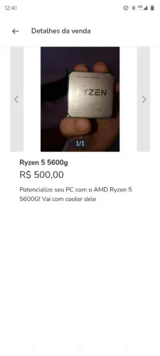 Ryzen 5 5600g com coolerbox