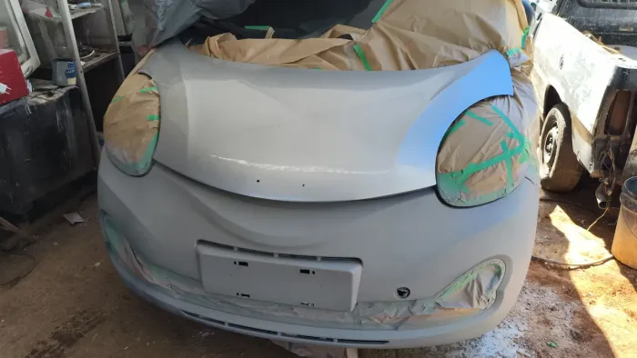 Banho de tinta automotiva