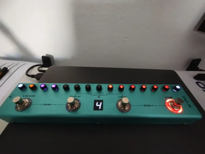 Pedaleira para guitarra