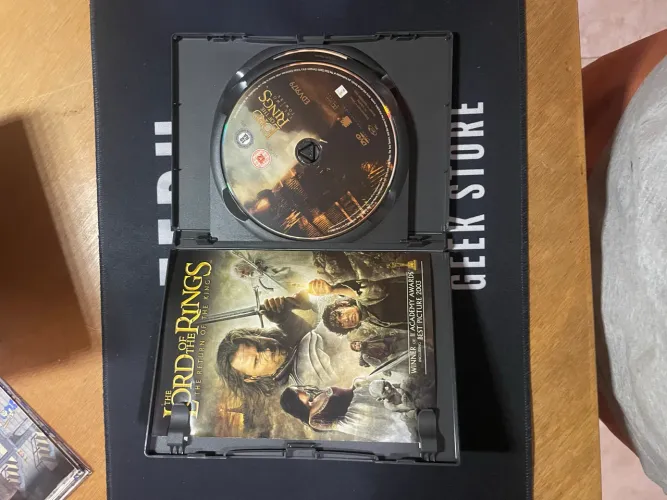 Trilogia de dvds senhor dos anéis originais