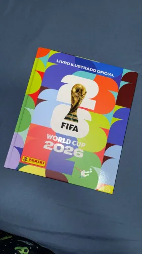 Álbum da Copa 84% COMPLETO - Capa Dura + 113 Figurinhas