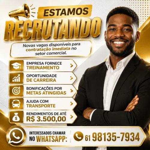 Contratamos VENDEDORES! 