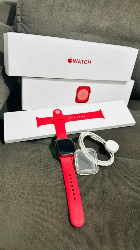 Apple Watch Series 8 GPS + Celular - Caixa (PRODUCT) 45 mm - Pulseira esportiva