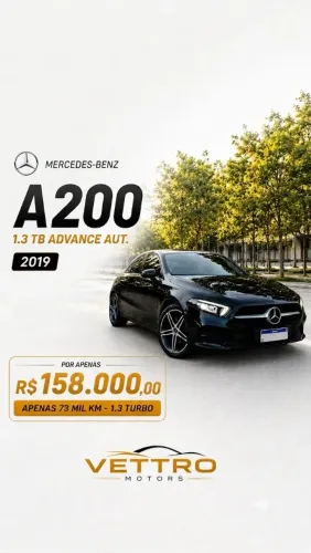 Mercedes-Benz A-200 A 200 1.3 TB Advance Aut. 2019