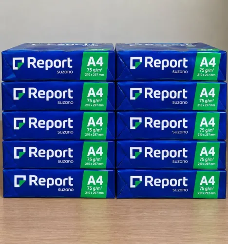 Papel Sulfite 75g Report A4 com 500 folhas