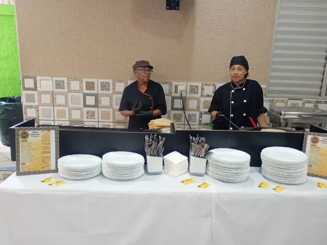 Buffet a domicilio crep ou pizza