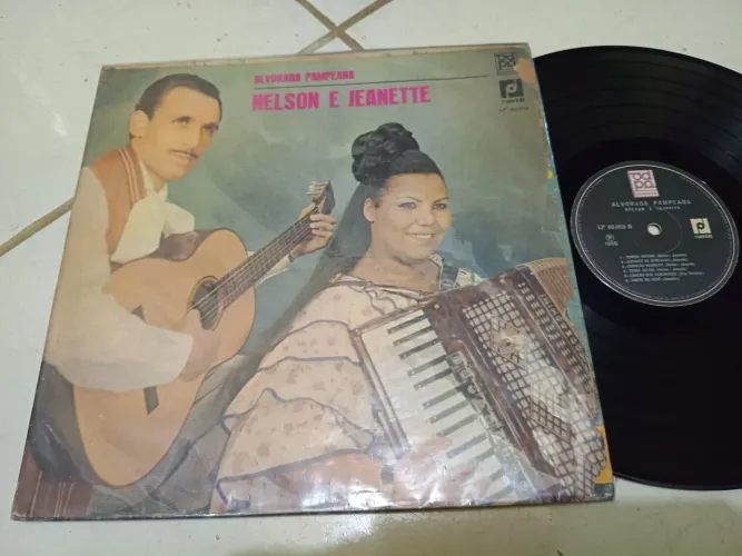 Lp música gaúcha Nelson e Jeanette