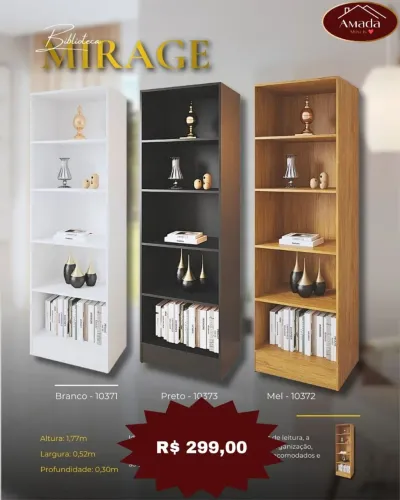 Biblioteca MIRAGE - à pronta entrega 