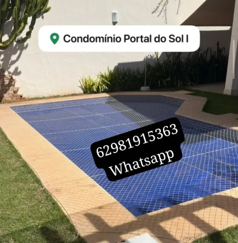 Rede de proteção e segurança para piscinas sob medida