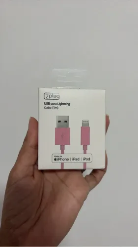 USB para lightning cabo 1m ROSA