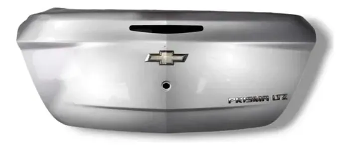 Tampa Traseira Mala Chevrolet Prisma 2013 2019 Prata