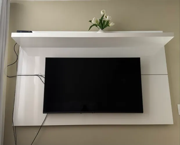 Painel em laca branco 2,5 x 1,5