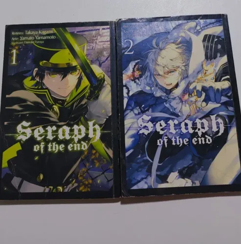 Kit - Mangás Seraph of the End Vols 1 e 2 (Panini).Um bom estado de conservação.
