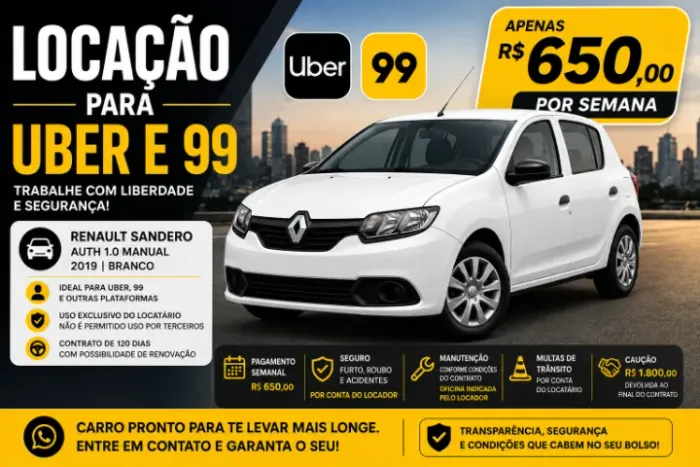 Renault Sandero Authentique Flex 1.0 12V 5P 2020