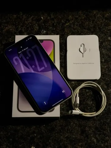iPhone 14 Plus 128GB Branco - Único Dono, Nota Fiscal e Caixa