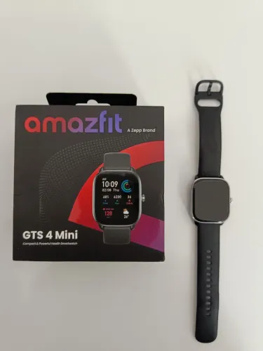 Amazfit GTS 4 Mini Preto - Completo - R$ 400 à vista ou dividido c/ acréscimo.