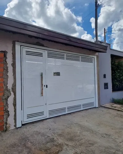 Portão de Alumínio com Porta Social | Sob Medida | R$500 m² | Entrega Rápida