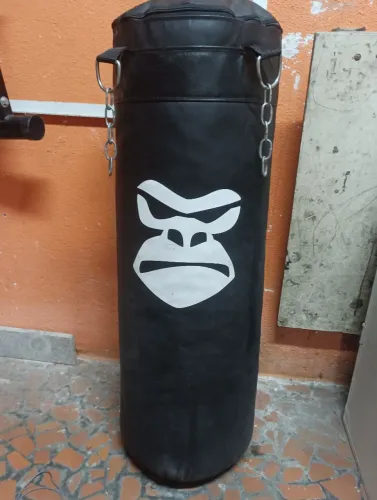 Saco de boxe Gorilla 90cm, cheio de Retalho 30kg