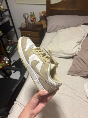Nike Dunk Low Bege/Branco - Original - Estado Excelente 42