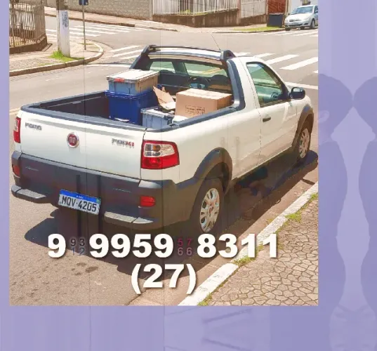Frete em carro aberto para toda a cidade com melhor preço