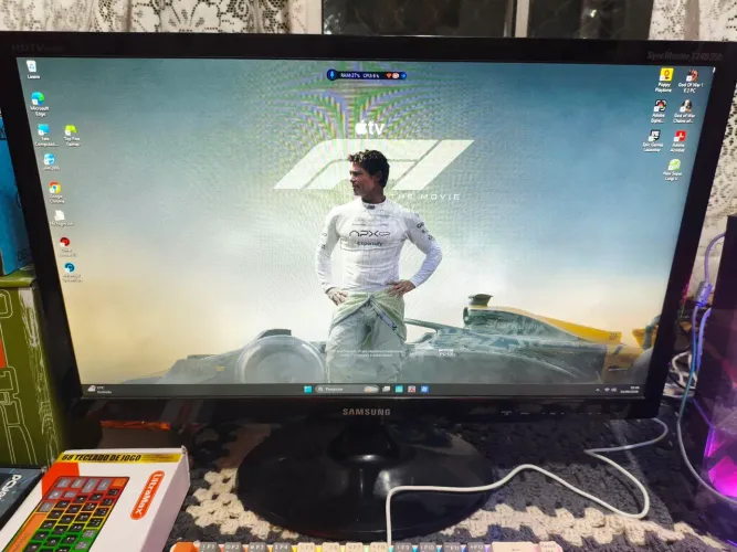 Tv monitor Samsung 24 led Full HD USB HDMI VGA top