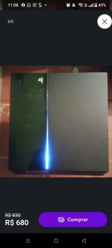 Ps4 fat bem conservado todo original