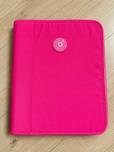 Fichário Kipling Original Rosa Pink - Nunca Usado