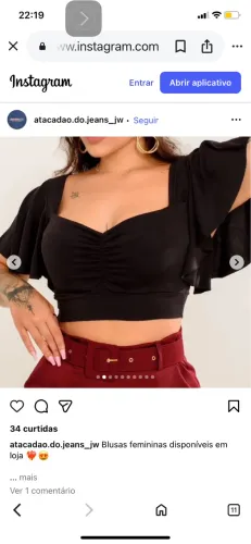 Cropped ( marca linge)