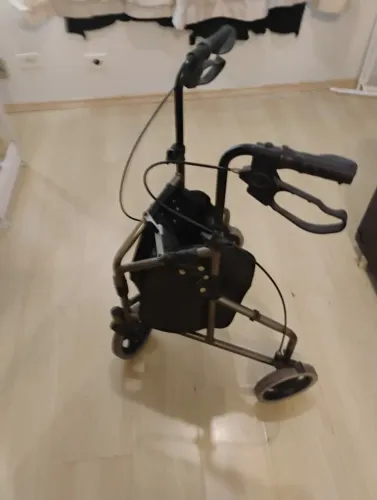 Andador Para Idosos Com Rodas, Freios E Assento Dobrável