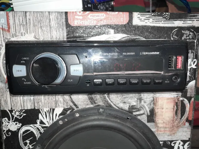 Rádio automotivo Roadstar RS-2605BR 