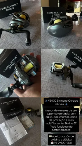Carretilha de pesca Curado Dc 201xg