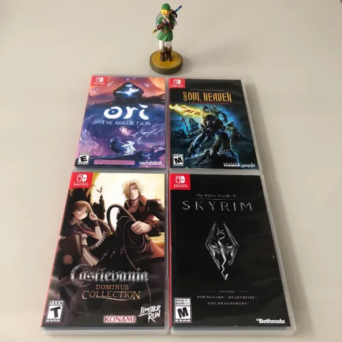 Jogos Nintendo Switch + Amiibo Link Ocarina