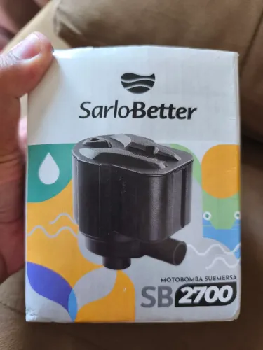 BOMBA SUBMERSA SARLO BETTER 2.740 LITROS/HORA (NOVA) - AQUÁRIOS - FONTES