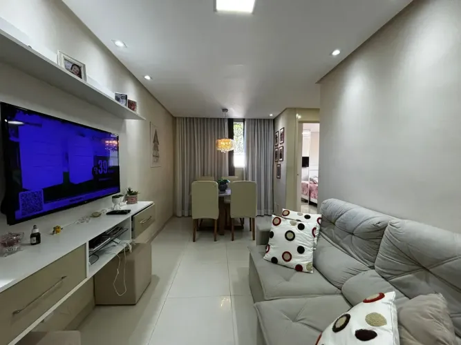 Apartamento com 2/4 para venda no Condomínio Spazio Salvador Norte - Jardim das Margaridas