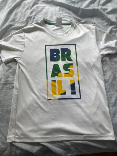 Camiseta infantil Brasil TAM 10