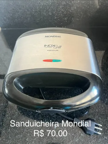 Sanduicheira mondial Inox Grill Premiun