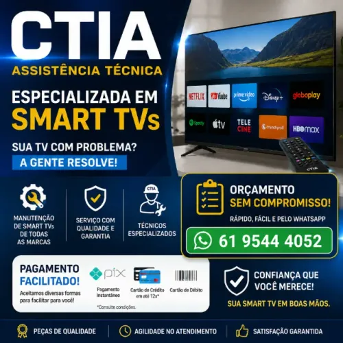 CTIA Assistência Técnica Smart TVs