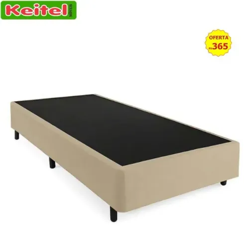 Base Box Solteiro 88 Cor Bege